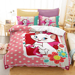 Marie Cat Bedding Sets Pattern Quilt Cover Without Filler (Online Order Only)