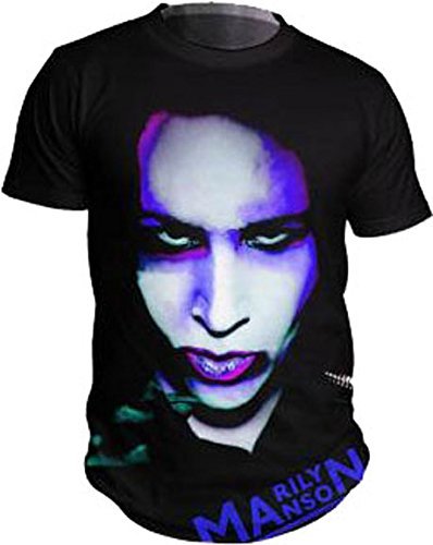 Marilyn Manson Oversaturated Men'S T-Shirt, Black, X-Large [T-Shirt] (ONLINE ORDER ONLY)