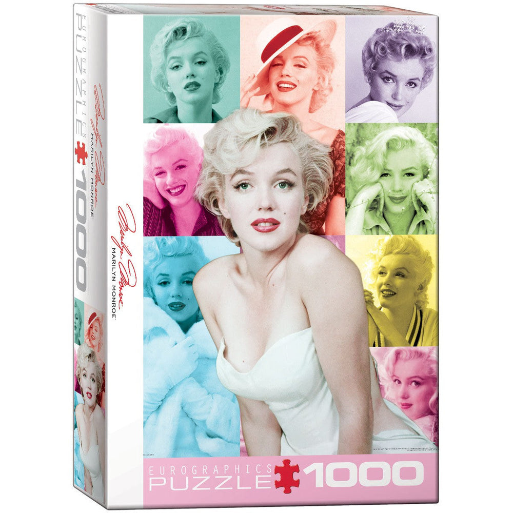 Marilyn Monroe Color Portraits 1000 Piece Jigsaw Puzzle Eurographics (ONLINE ORDER ONLY)
