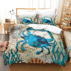 Marine Animal Bedding Set Quilt Cover Without Filler (Online Order Only)