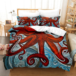 Marine Animal Bedding Set Quilt Cover Without Filler (Online Order Only)