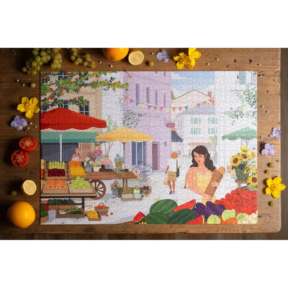 Market Day 1000 Piece Premium Jigsaw Puzzle Trevell (ONLINE ORDER ONLY)