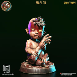 3D Printed Clay Cyanide Tiyanak Philippine Mythology 28 32 mm D&D (Online Only)