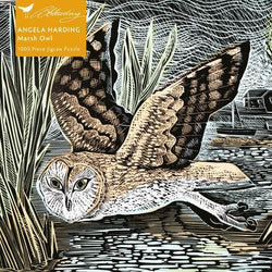 Marsh Owl by Angela Harding 1000 Piece Jigsaw Puzzle Flame Tree