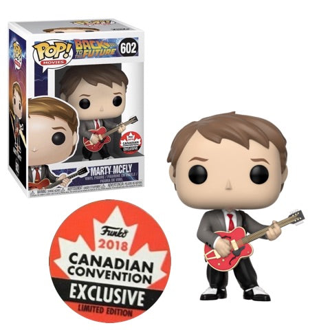 Funko POP! Marty McFly With Guitar (Canadian Convention Exclusive) #602 (ONLINE ORDER ONLY)