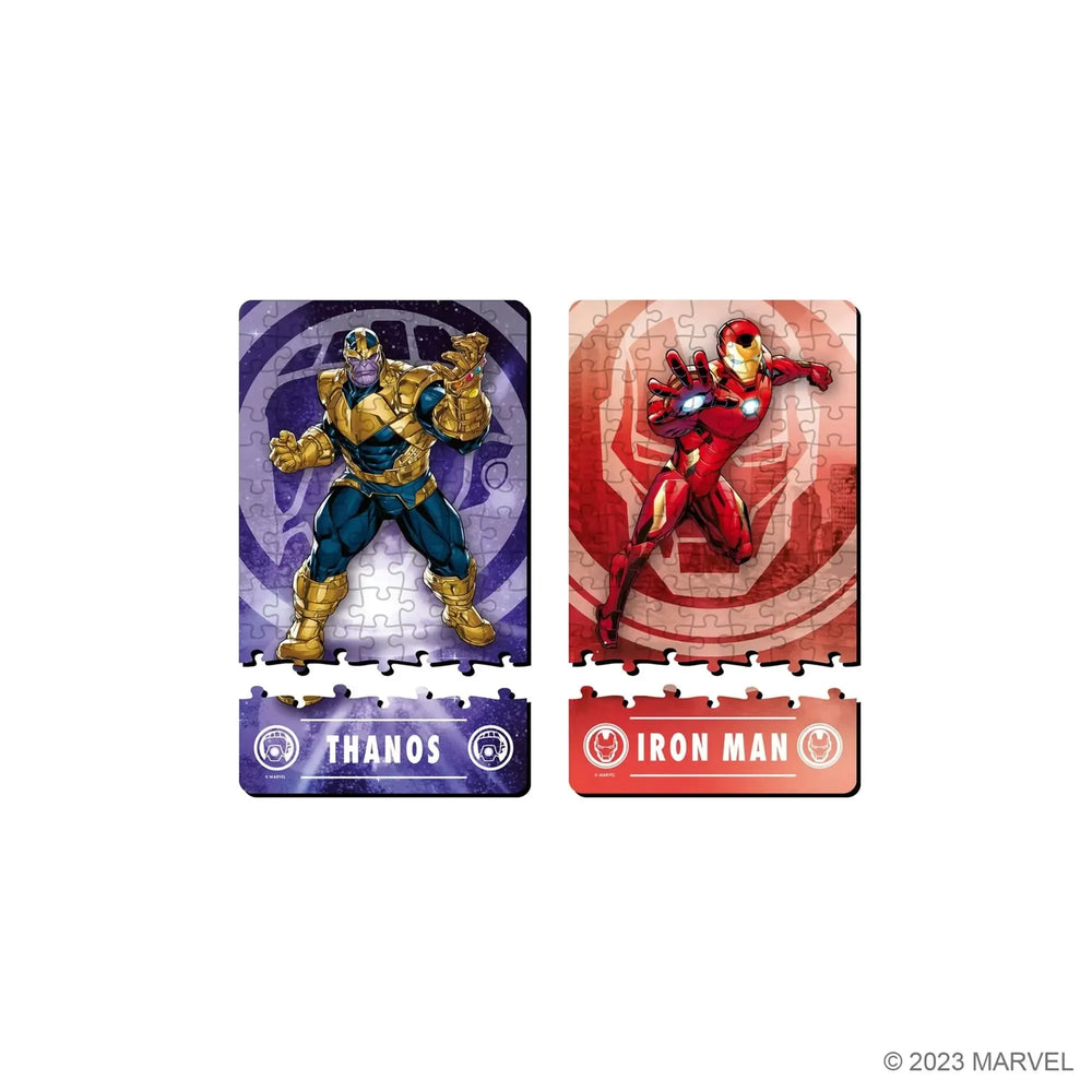 Marvel Iron Man vs. Thanos Set of 2 70 Piece Jigsaw Duel Puzzles Ridley (ONLINE ORDER ONLY)