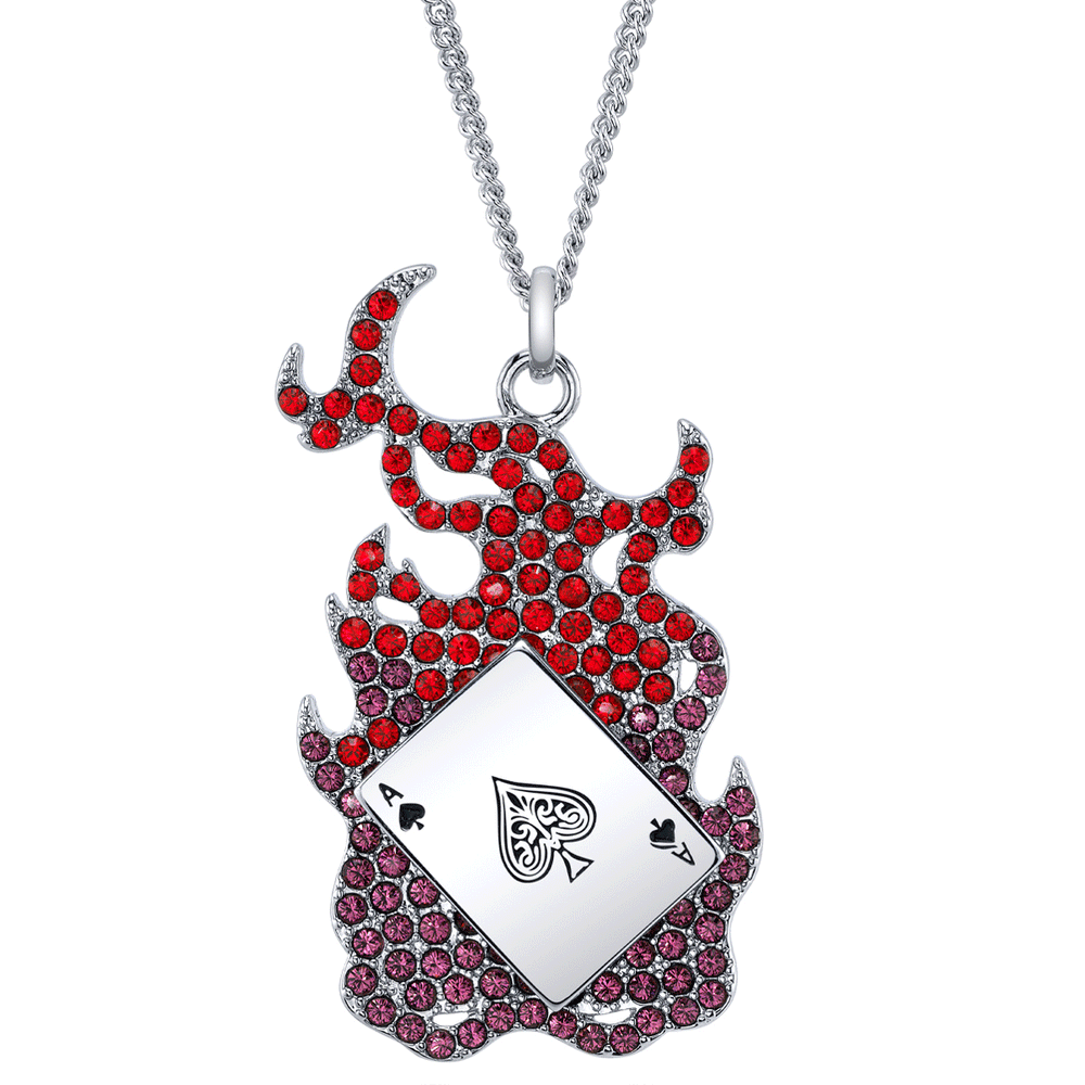 Marvel X RockLove X-MEN Gambit Spinning Card Necklace (ONLINE ORDER ONLY)