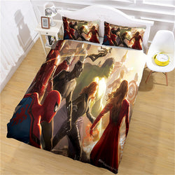 Marvel Avengers Bedding Set Quilt Cosplay Quilt Cover Without Filler (Online Order Only)