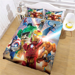 Marvel Avengers Bedding Set Quilt Cosplay Quilt Cover Without Filler (Online Order Only)