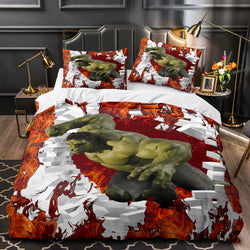 Marvel Avengers Cosplay Bedding Set Quilt Covers Without Filler (Online Order Only)