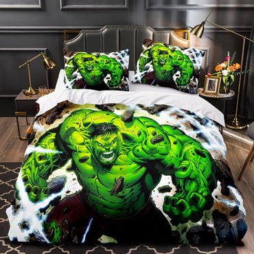 Marvel Avengers Cosplay Bedding Set Quilt Covers Without Filler (Online Order Only)
