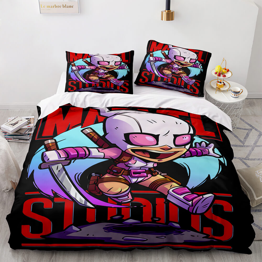 Marvel Comics Cosplay Bedding Set Quilt Cover Room Decoration (Online Order Only)