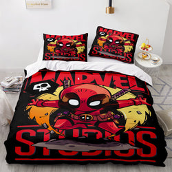 Marvel Comics Cosplay Bedding Set Quilt Cover Room Decoration (Online Order Only)