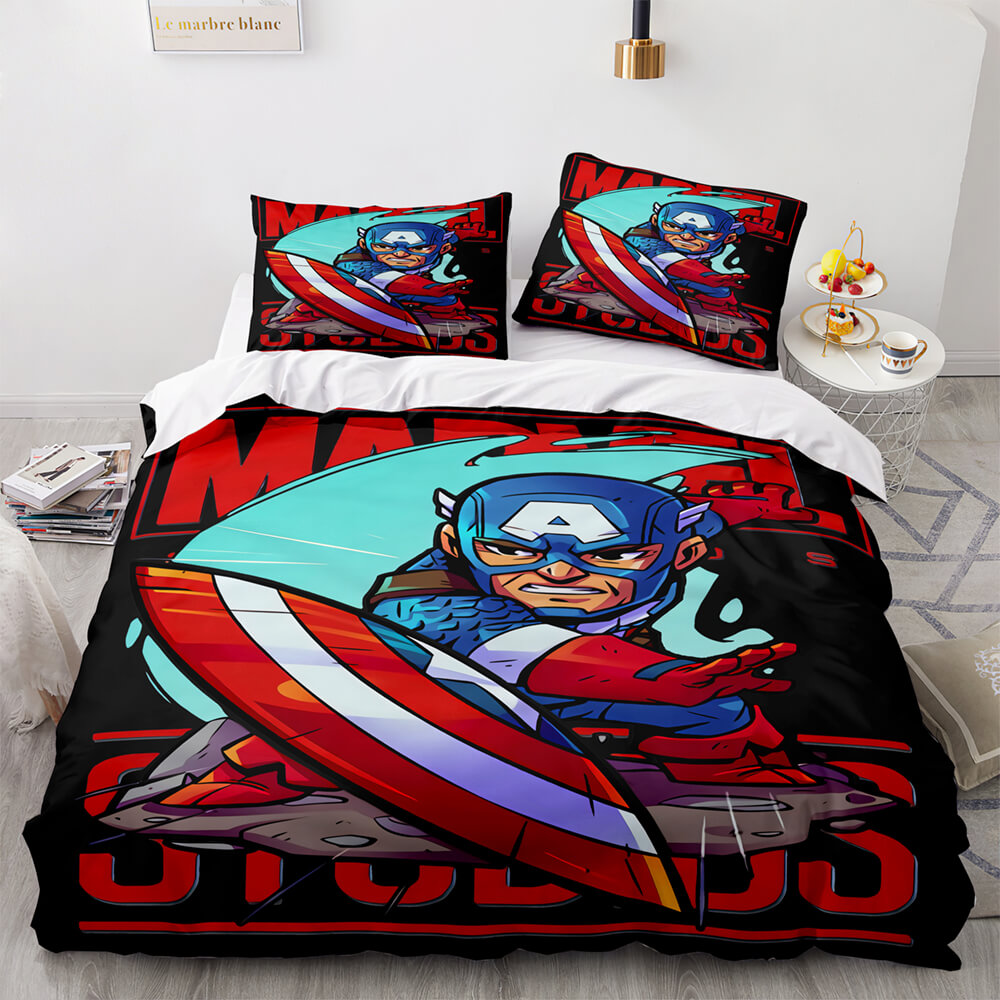 Marvel Comics Cosplay Bedding Set Quilt Cover Room Decoration (Online Order Only)
