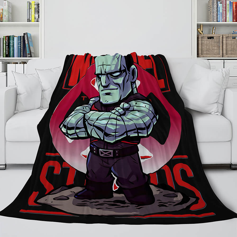 Marvel Hero Flannel Fleece Throw Cosplay Blanket Shawl Wrap Nap Quilt (Online Order Only)
