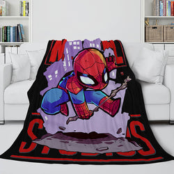 Marvel Hero Flannel Fleece Throw Cosplay Blanket Shawl Wrap Nap Quilt (Online Order Only)