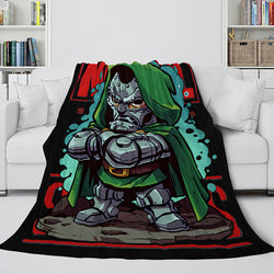 Marvel Hero Flannel Fleece Throw Cosplay Blanket Shawl Wrap Nap Quilt (Online Order Only)