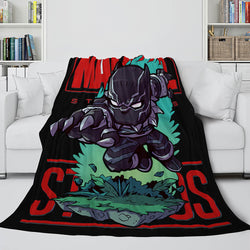 Marvel Hero Flannel Fleece Throw Cosplay Blanket Shawl Wrap Nap Quilt (Online Order Only)