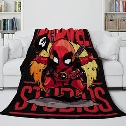 Marvel Hero Flannel Fleece Throw Cosplay Blanket Shawl Wrap Nap Quilt (Online Order Only)