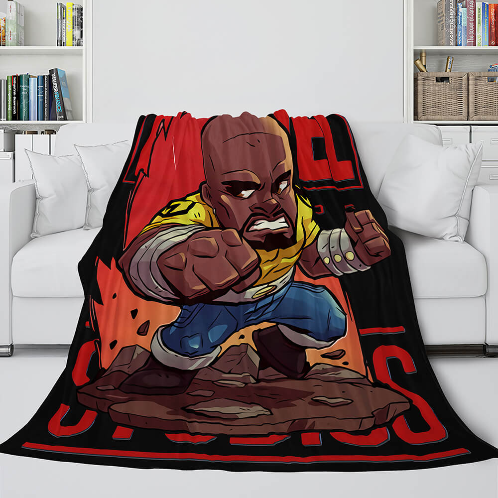 Marvel Hero Flannel Fleece Throw Cosplay Blanket Shawl Wrap Nap Quilt (Online Order Only)