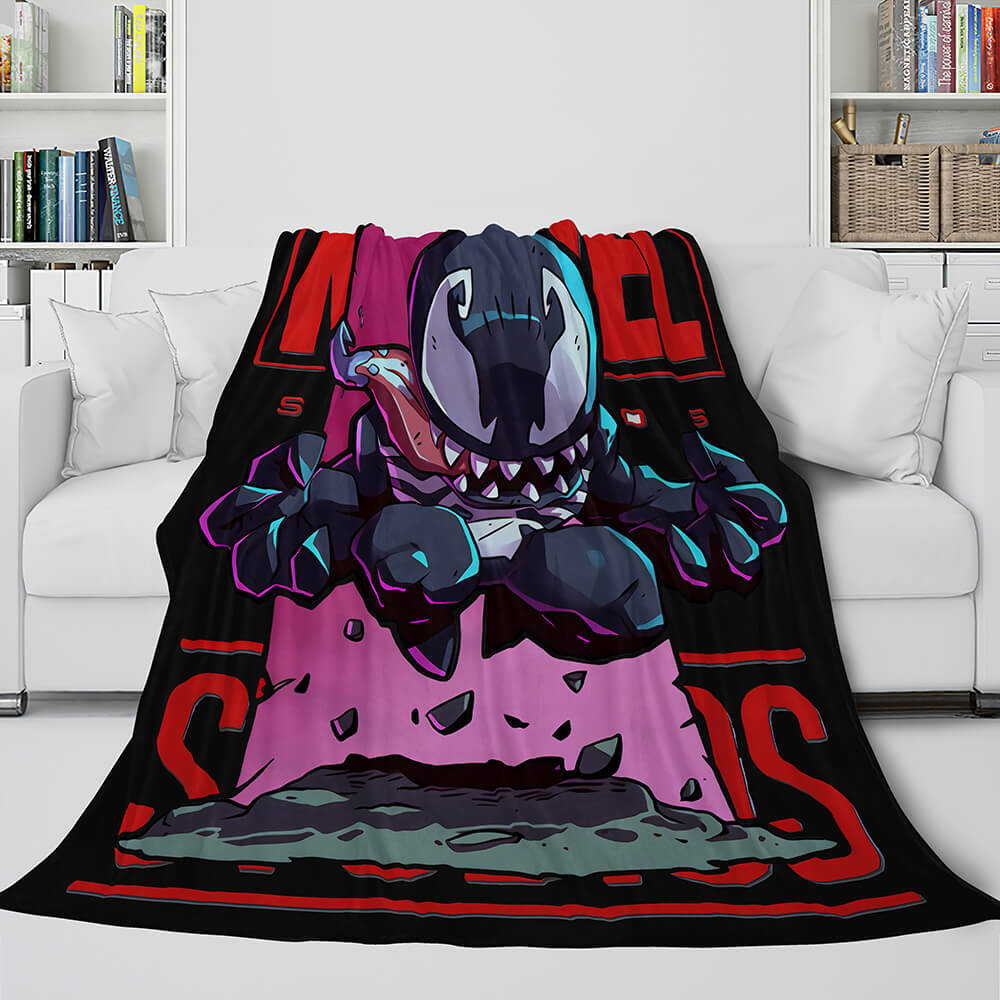Marvel Hero Flannel Fleece Throw Cosplay Blanket Shawl Wrap Nap Quilt (Online Order Only)