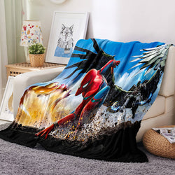 Marvel Spider Man Blanket Flannel Throw Room Decoration (Online Order Only)