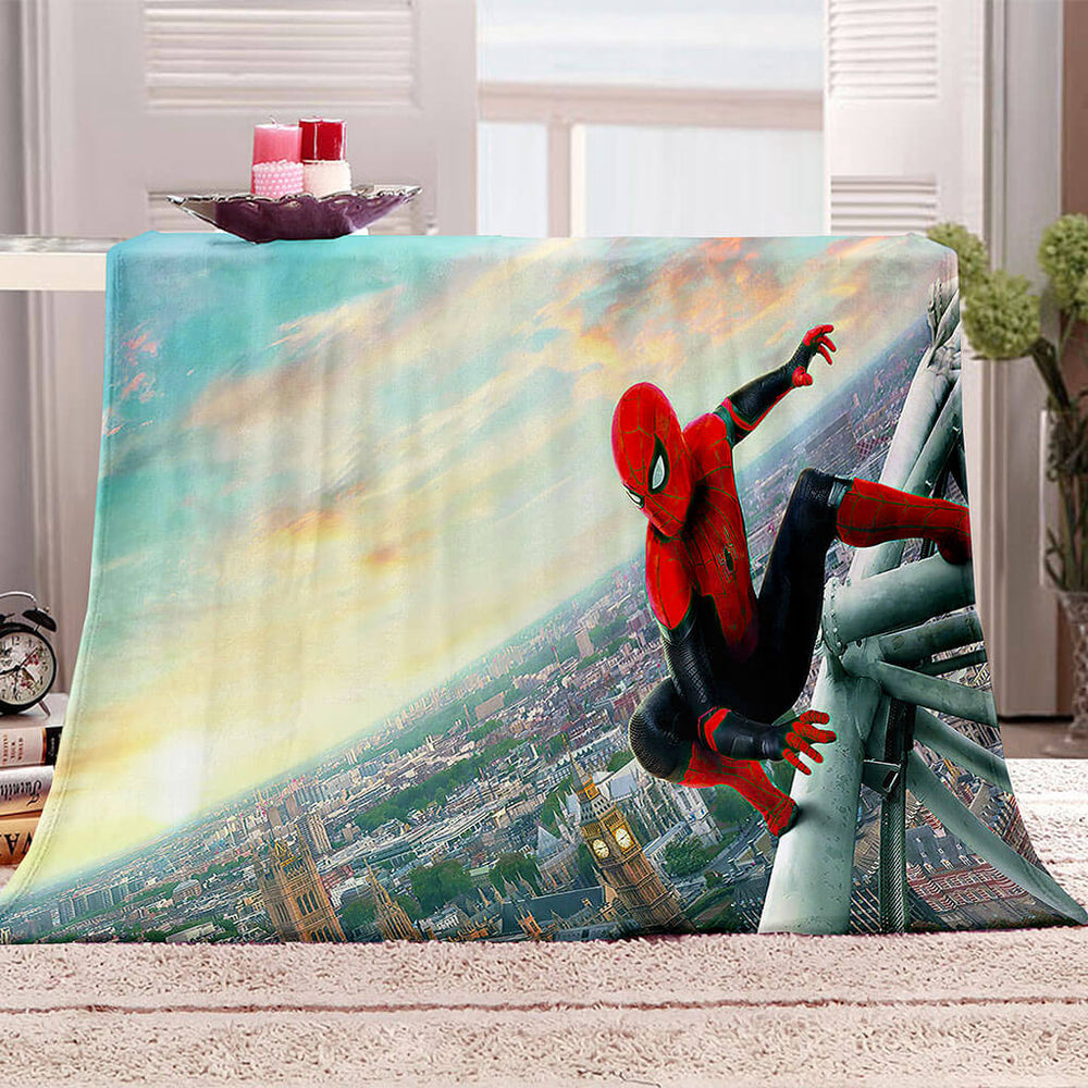 Marvel Spider Man Blanket Flannel Throw Room Decoration (Online Order Only)