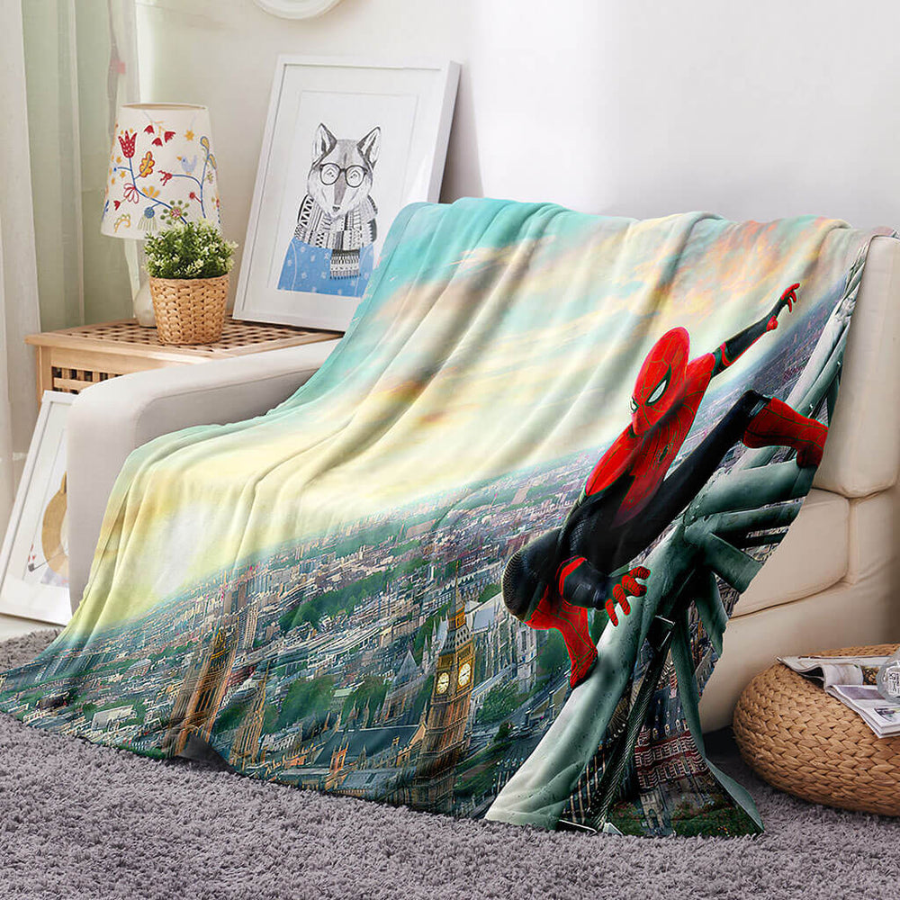 Marvel Spider Man Blanket Flannel Throw Room Decoration (Online Order Only)
