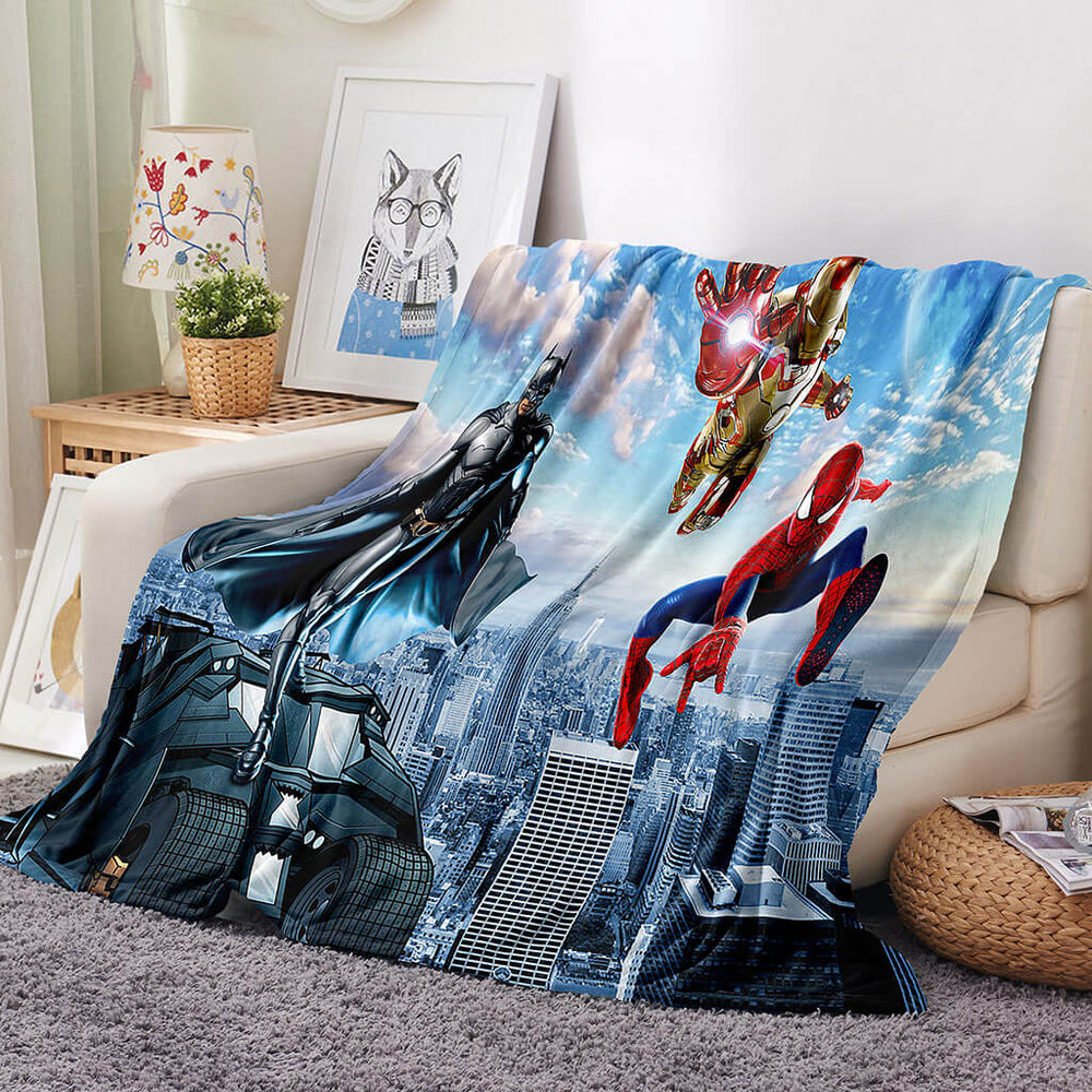 Marvel Spider Man Blanket Flannel Throw Room Decoration (Online Order Only)