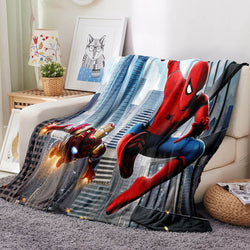 Marvel Spider Man Blanket Flannel Throw Room Decoration (Online Order Only)