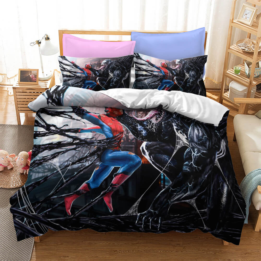 Marvel Spiderman Pattern Bedding Set Kids Quilt Covers (Online Order Only)