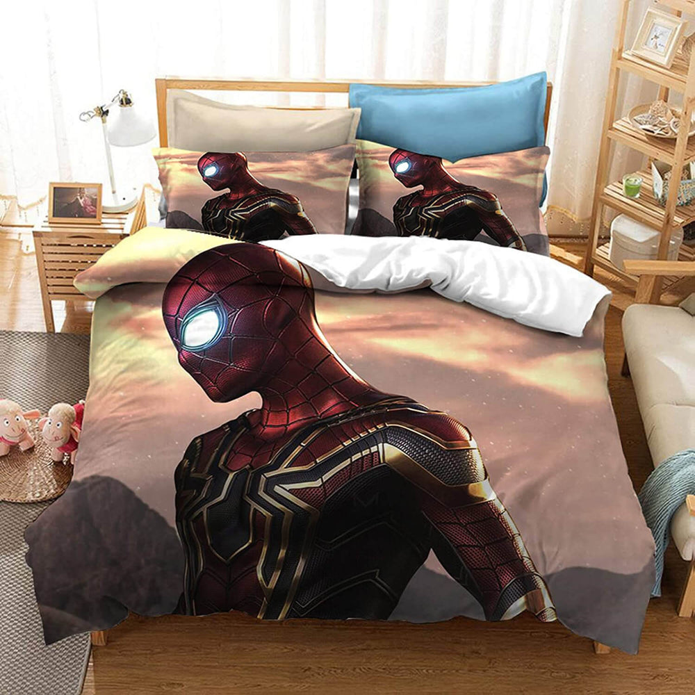 Marvel Spiderman Pattern Bedding Set Kids Quilt Covers (Online Order Only)