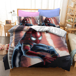 Marvel Spiderman Pattern Bedding Set Kids Quilt Covers (Online Order Only)