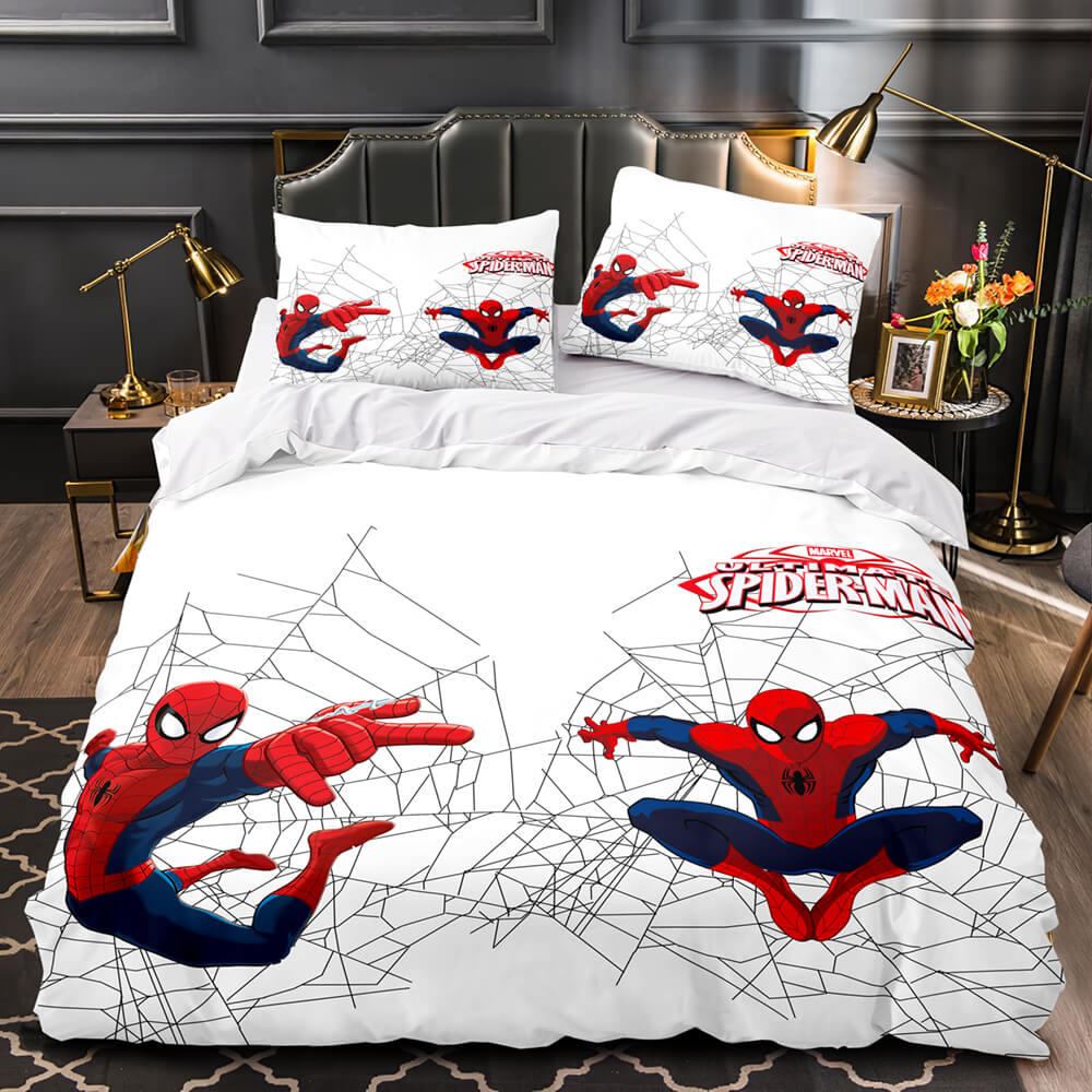 Marvel Spiderman Spider-Man Cosplay Bedding Set Quilt Covers Without Filler (Online Order Only)