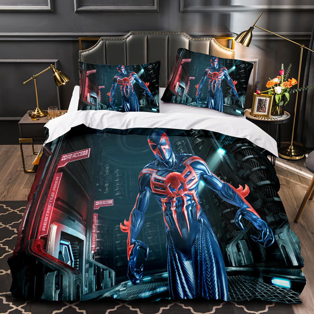Marvel Spiderman Spider-Man Cosplay Bedding Set Quilt Covers Without Filler (Online Order Only)