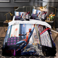 Marvel Spiderman Spider-Man Cosplay Bedding Set Quilt Covers Without Filler (Online Order Only)