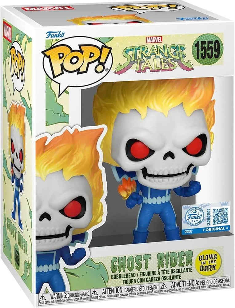 Marvel Strange Tales Ghost Rider Glow Funko Pop! | With Protector (ONLINE ORDER ONLY)