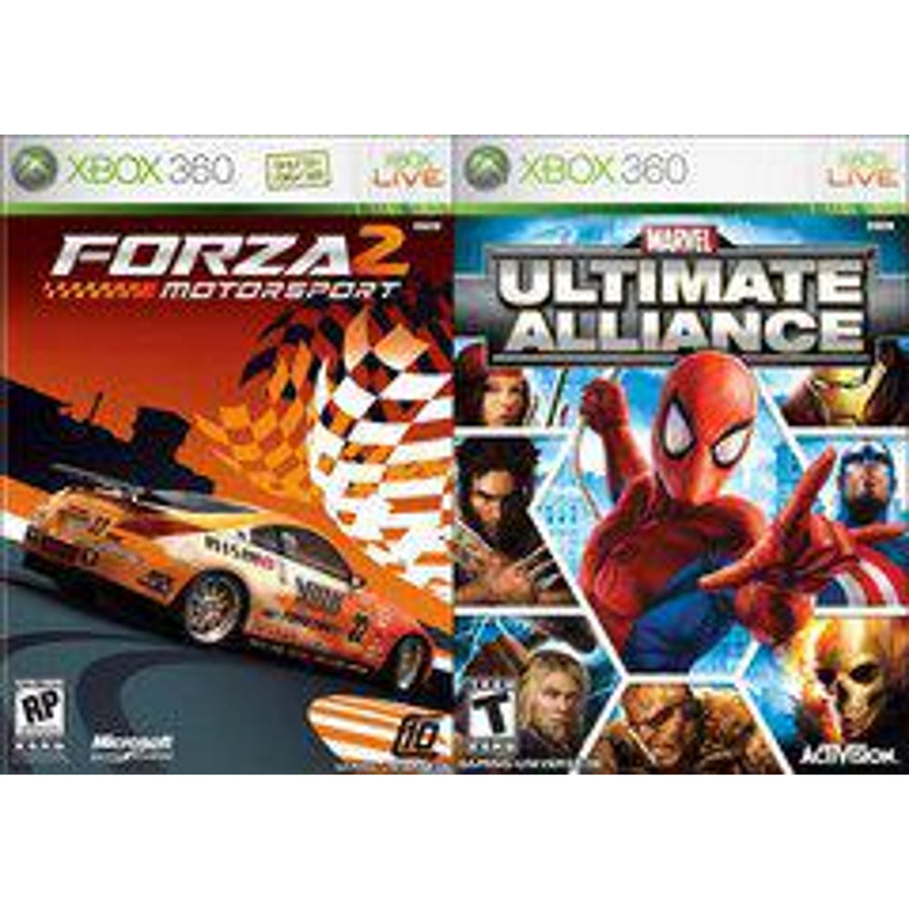 Marvel Ultimate Alliance & Forza 2 - Xbox 360 (Online Order Only)