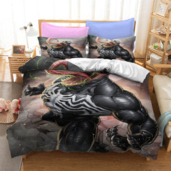 Marvel Venom Cosplay Bedding Set Quilt Cover Without Filler (Online Order Only)