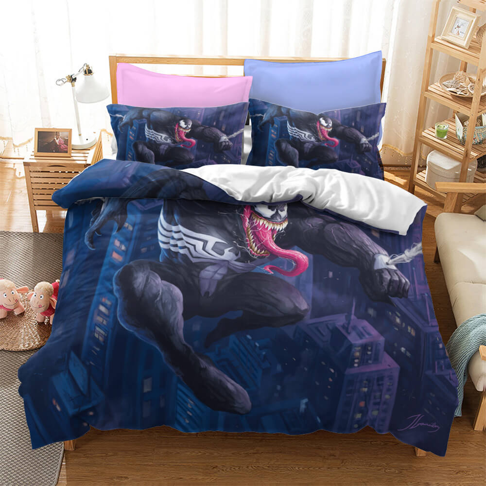 Marvel Venom Cosplay Bedding Set Quilt Cover Without Filler (Online Order Only)