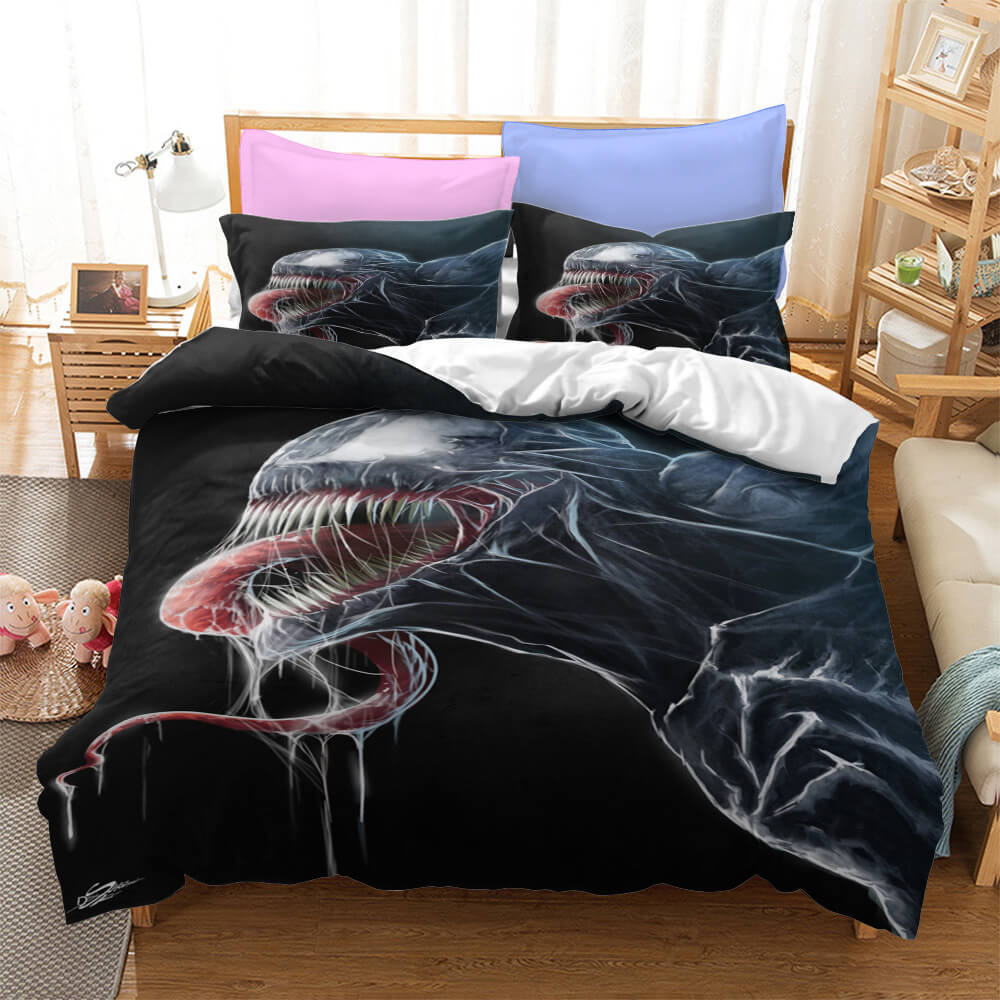 Marvel Venom Cosplay Bedding Set Quilt Cover Without Filler (Online Order Only)