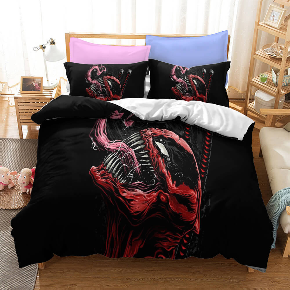 Marvel Venom Cosplay Bedding Set Quilt Cover Without Filler (Online Order Only)