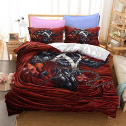 Marvel Venom Cosplay Bedding Set Quilt Cover Without Filler (Online Order Only)