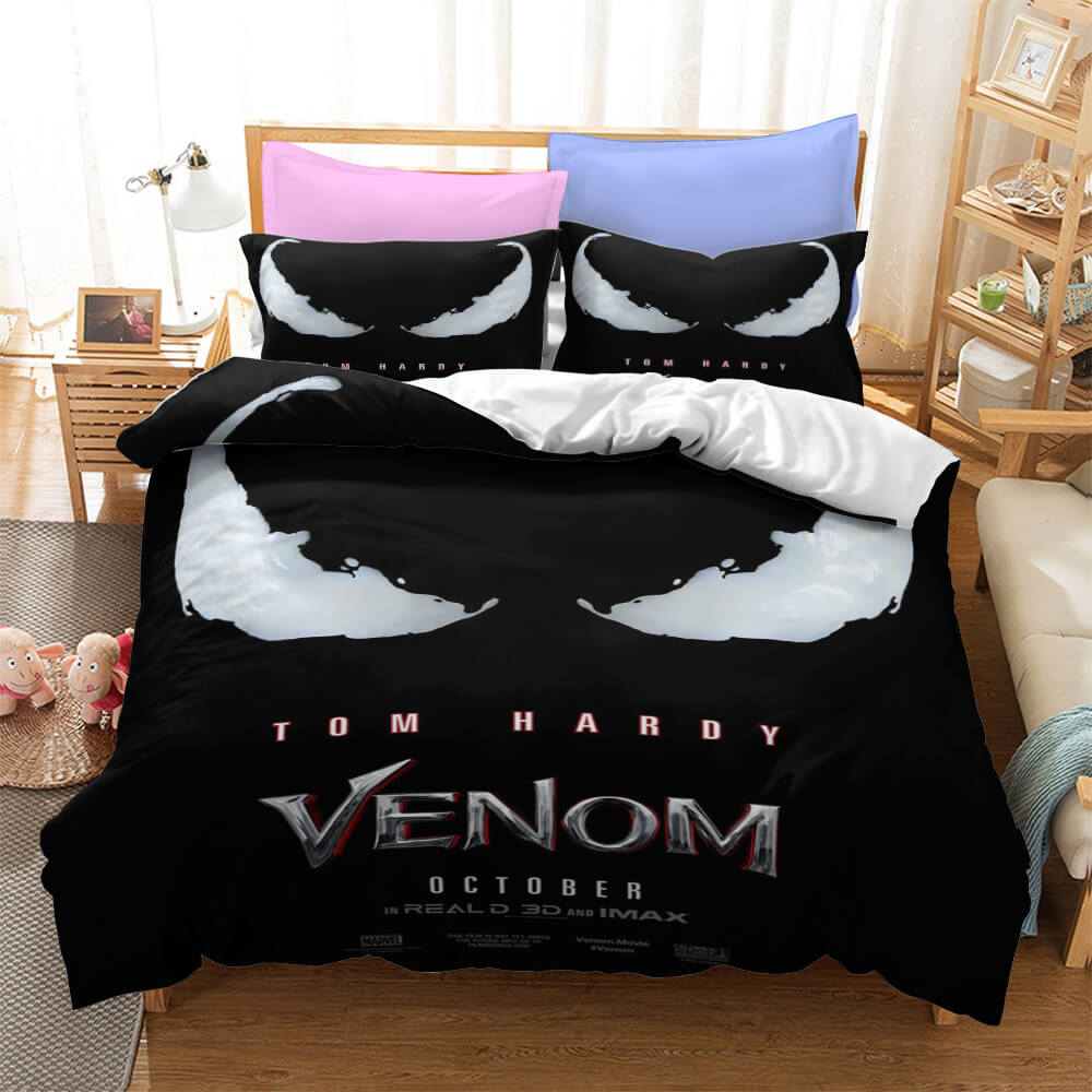Marvel Venom Cosplay Bedding Set Quilt Cover Without Filler (Online Order Only)