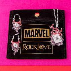 Marvel X RockLove X-MEN Gambit Spinning Card Earrings (ONLINE ORDER ONLY)