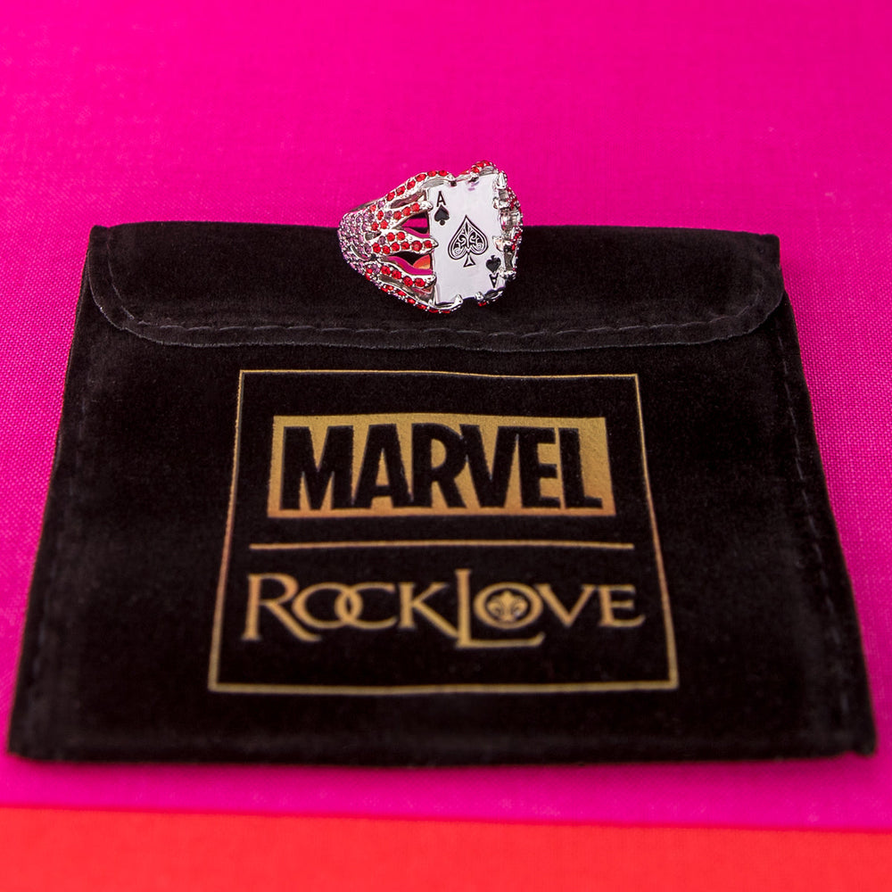 Marvel X RockLove X-MEN Gambit Kinetic Card Ring (ONLINE ORDER ONLY)