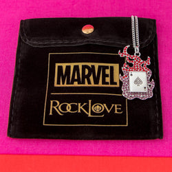 Marvel X RockLove X-MEN Gambit Spinning Card Necklace (ONLINE ORDER ONLY)