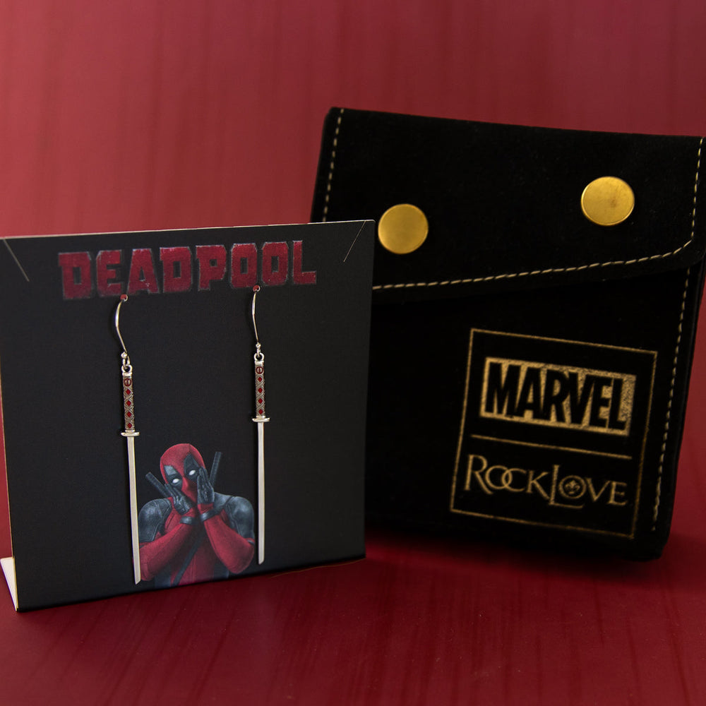 Marvel X RockLove DEADPOOL Katana Earrings (ONLINE ORDER ONLY)