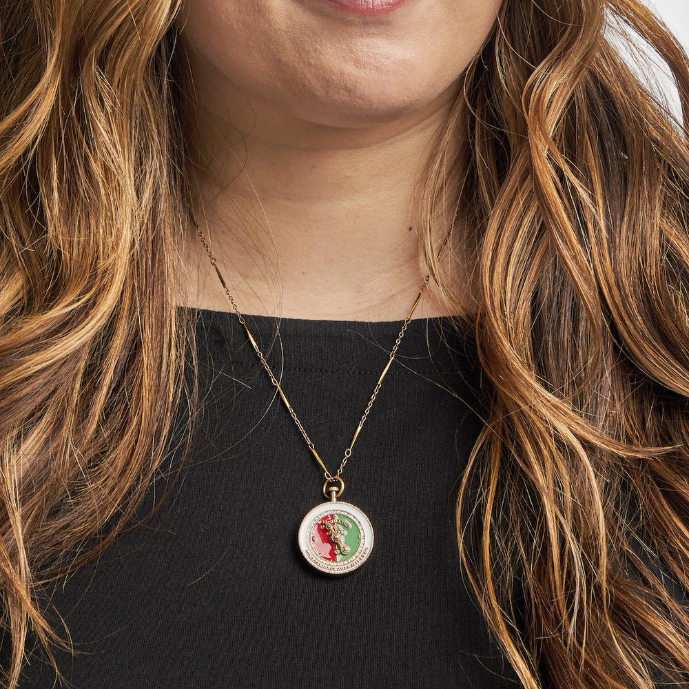 Marvel X RockLove MARVEL STUDIOS LOKI TVA Stopwatch Necklace (ONLINE ORDER ONLY)