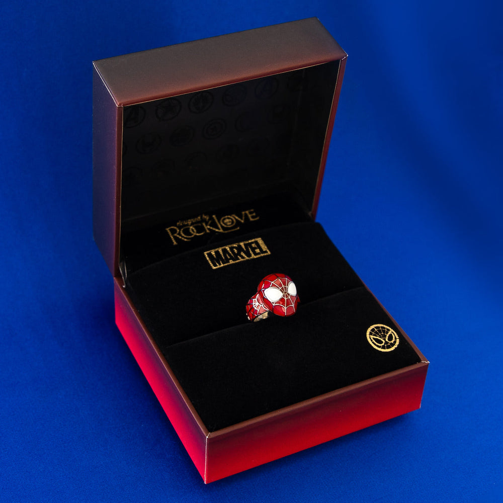 Marvel X RockLove SPIDER-MAN Peter Parker Mask Ring (ONLINE ORDER ONLY)